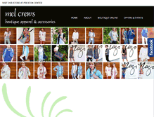 Tablet Screenshot of melcrews.com